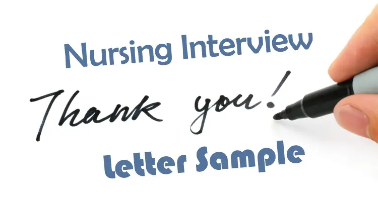 Professional Thank You Letter After An Interview from www.interviewquestionsfornurses.com