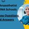 Nurse Anaesthetist and CRNA Schools Interview Questions